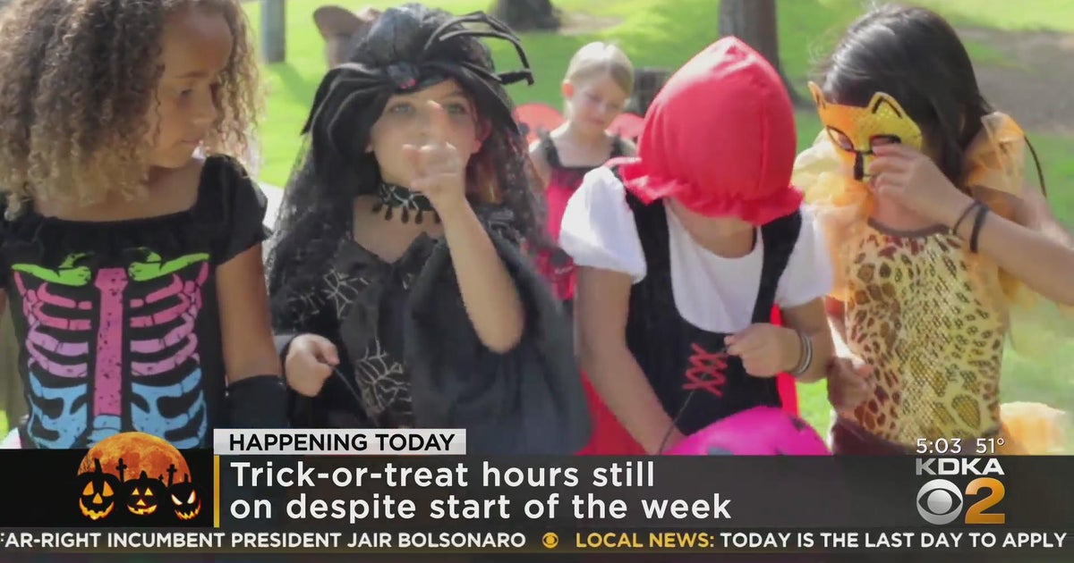Trickortreaters ready to hit the streets for Halloween CBS Pittsburgh