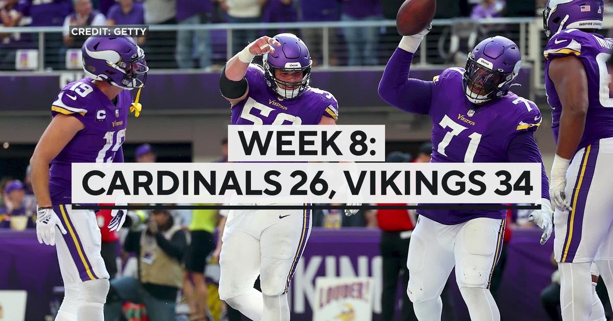 Vikings beat Cardinals 34-26 for fifth straight win