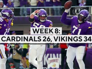 Turnovers prove costly as Arizona Cardinals fall to Minnesota Vikings 34-26