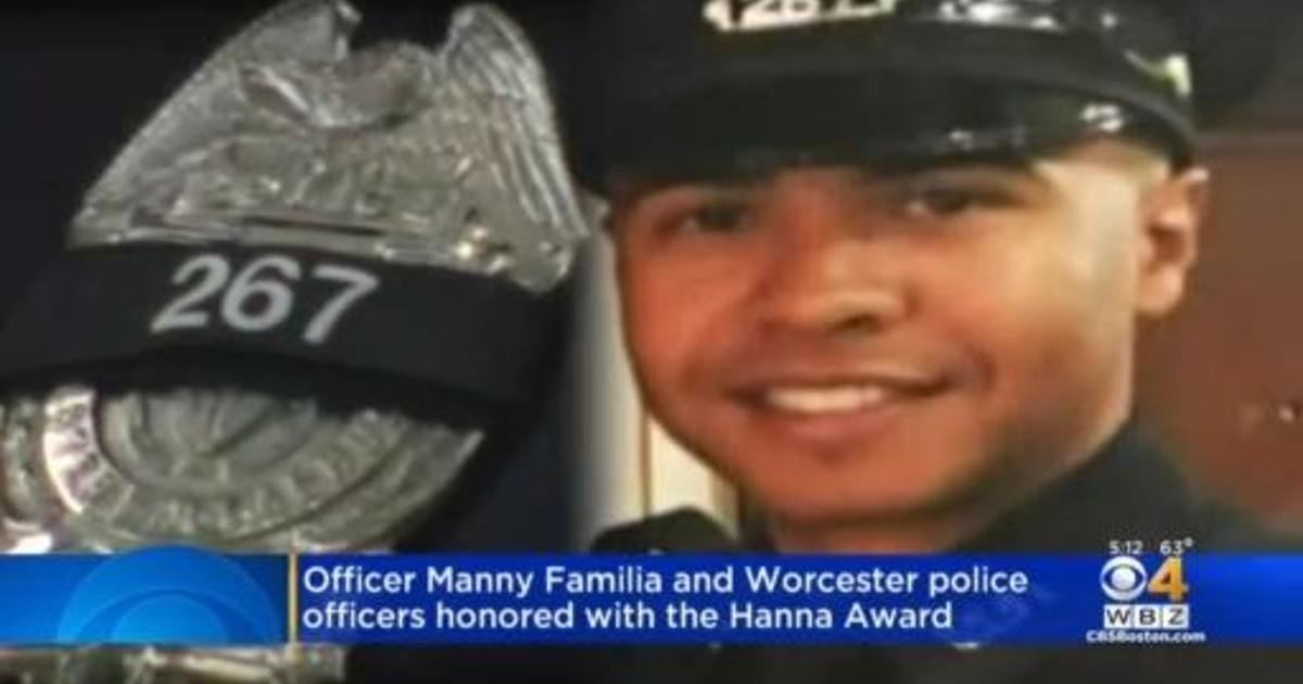 Manny Familia, fellow Worcester police officers among recipients of