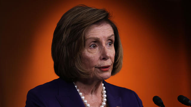 Speaker Pelosi Holds Her Weekly Press Conference On Capitol Hill 