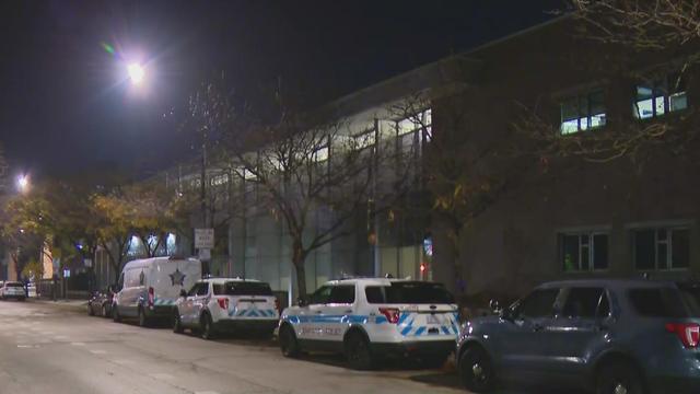 Police patrol lights on car roof 