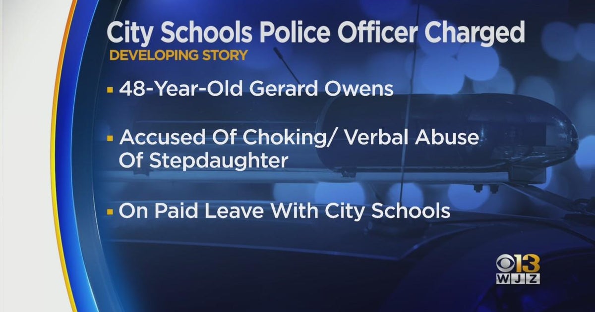 Baltimore City School Police Officer charged with child abuse of(02)