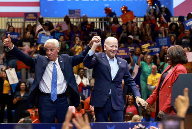 President Biden Attends Rally For Democratic Candidates In Florida 