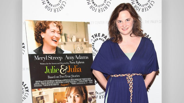 Julie Powell at a screening for Julie and Julia 