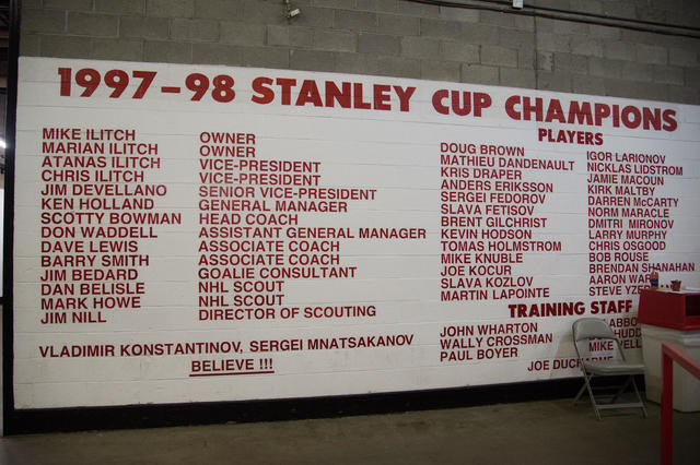 Detroit Red Wings celebrate 25th Anniversary of 1997 Stanley Cup by handing  Cup to Vladimir Konstantinov [Video] - Detroit Sports Nation