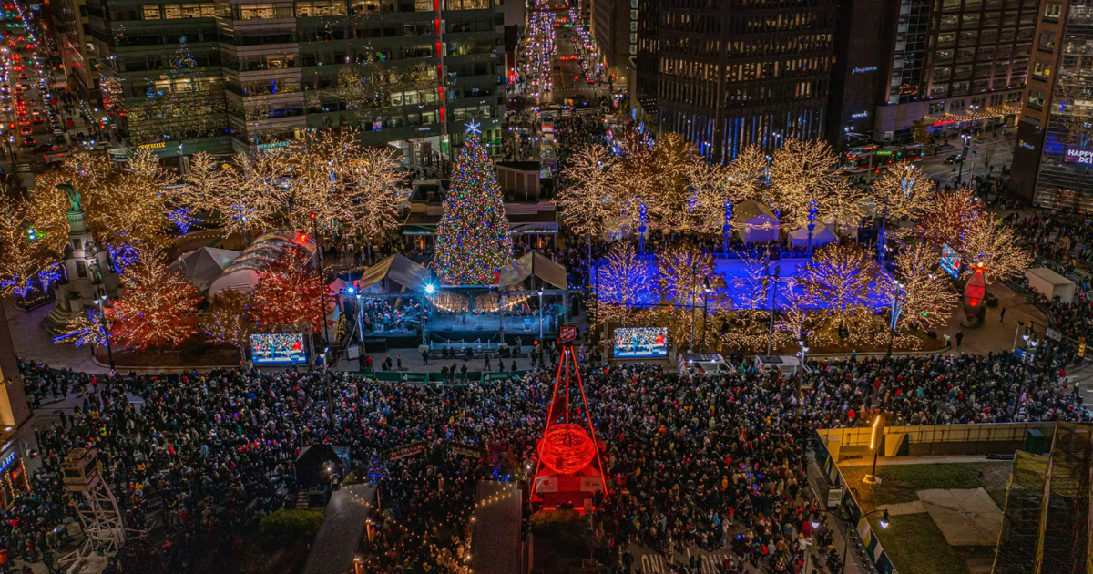 Detroit gears up for 19th annual tree lighting at Campus Martius
