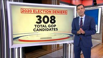 More than half of GOP midterm candidates are "election deniers" 