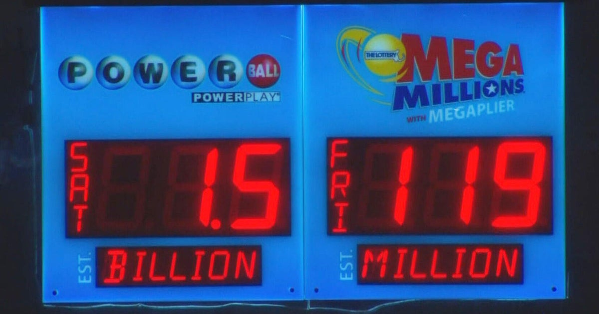 Powerball, Mega Millions jackpots surpass $1.5 billion combined - CBS News