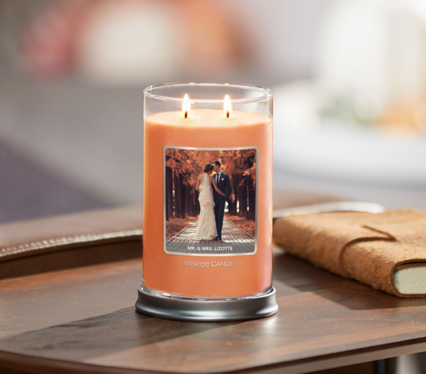 Yankee Candle personalized candle 