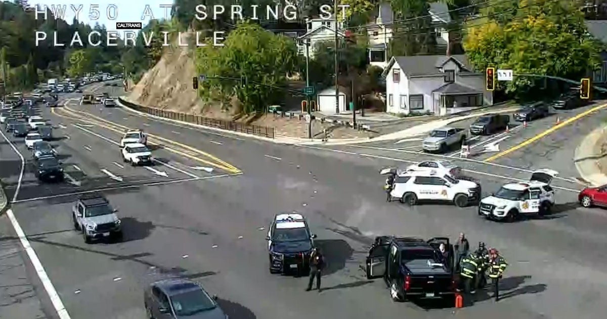 Lanes of EB Highway 50 blocked due to crash in Placerville