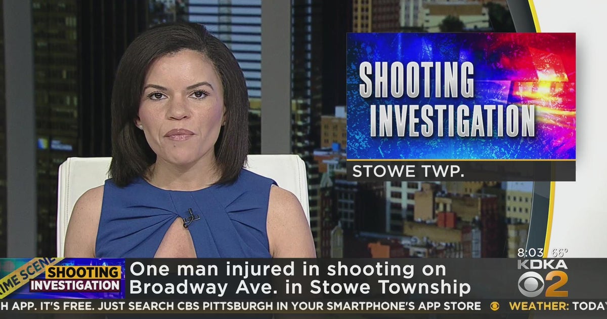 One shot in Stowe Township - CBS Pittsburgh