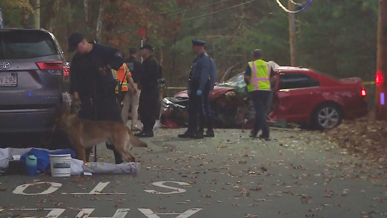 Woman killed in Taunton crash after suspect flees State Police - CBS Boston