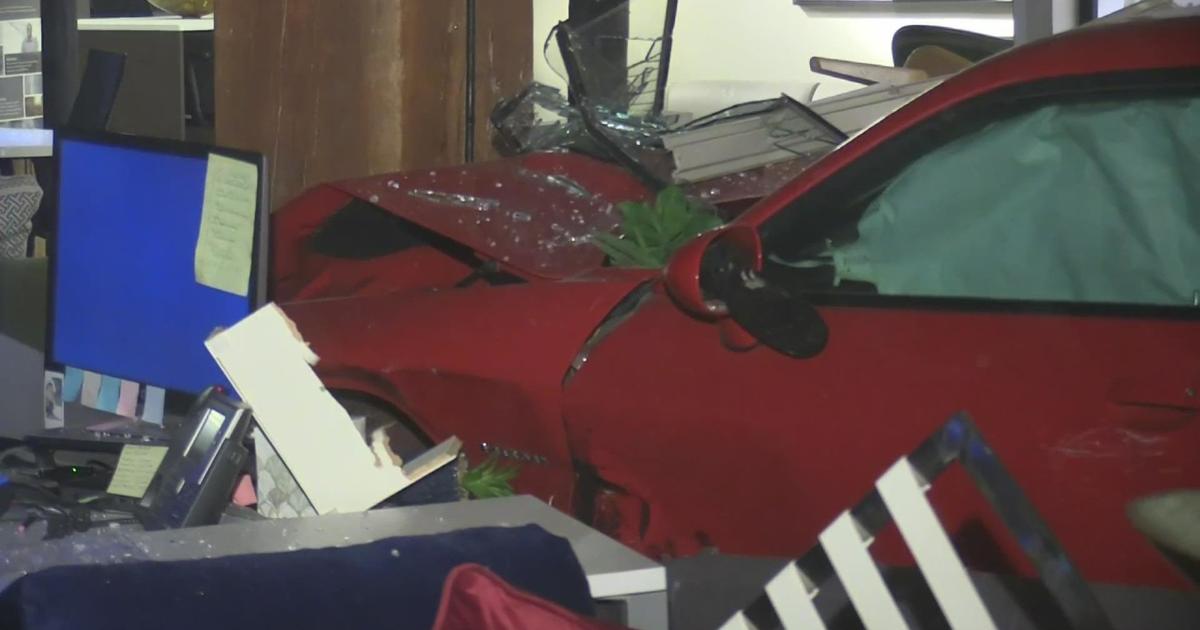 Car crashes into home stopping just inches from sleeping homeowner - CBS  Chicago