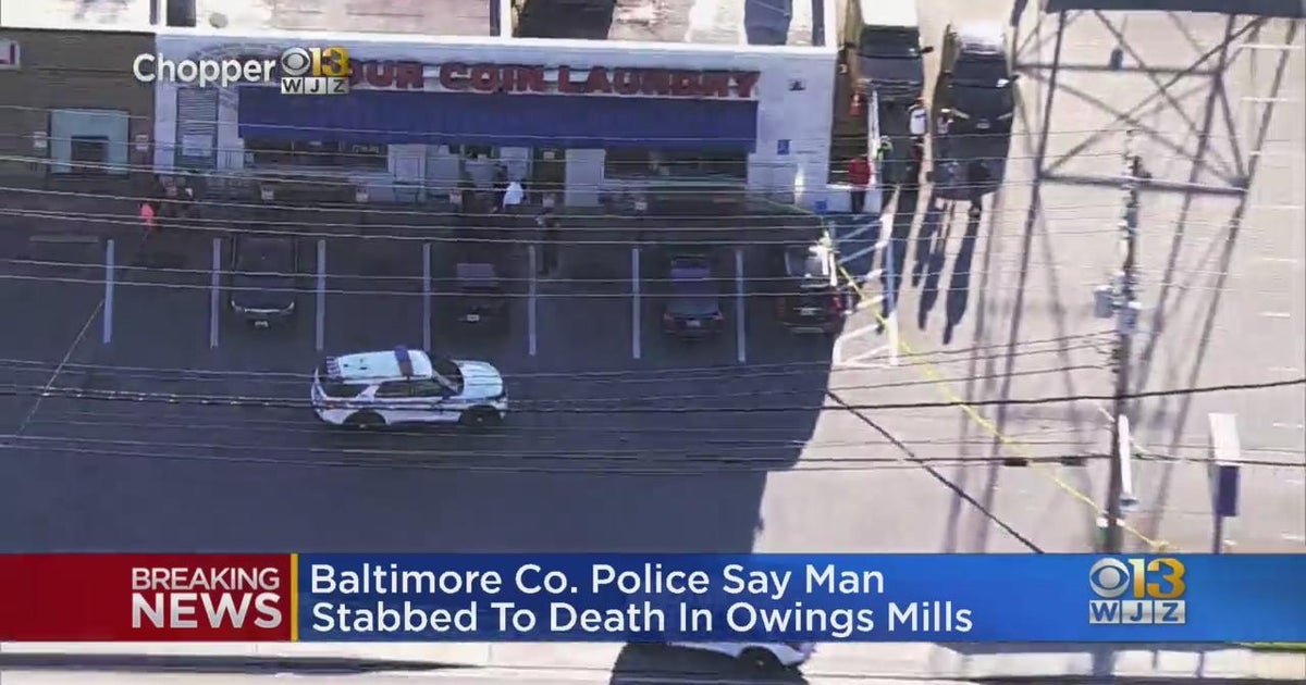 Police: Man stabbed to death at laundromat in Owings Mills - CBS Baltimore