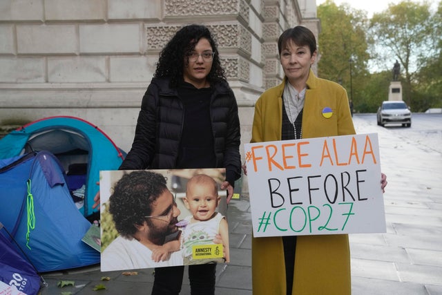 Britain Egypt Activist