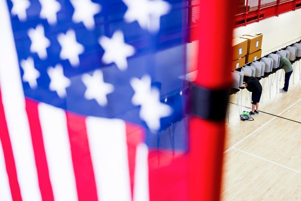 Americans Head To The Polls To Vote In The 2022 Midterm Elections 