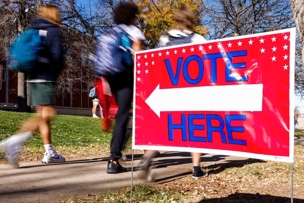 Americans Head To The Polls To Vote In The 2022 Midterm Elections 