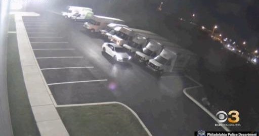 Video shows catalytic converter theft from Giant trucks CBS Philadelphia