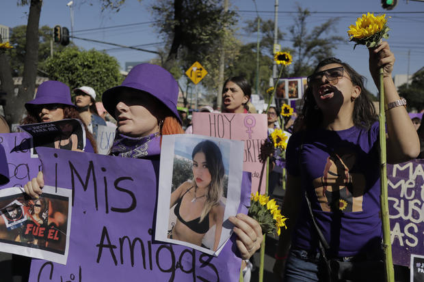 March For The Feminicide Of Ariadna Fernanda In Mexico City 