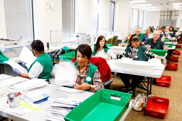 Americans Head To The Polls To Vote In The 2022 Midterm Elections 