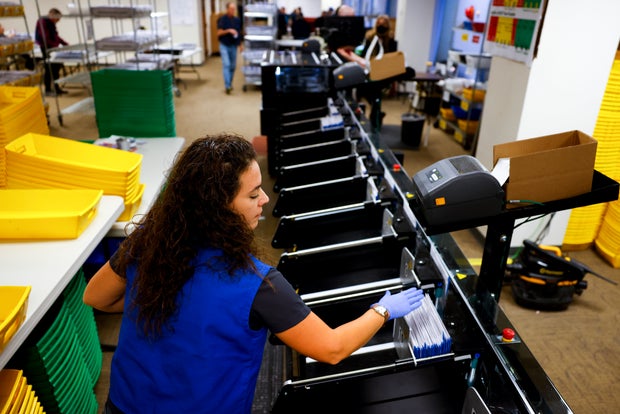 Americans Head To The Polls To Vote In The 2022 Midterm Elections 