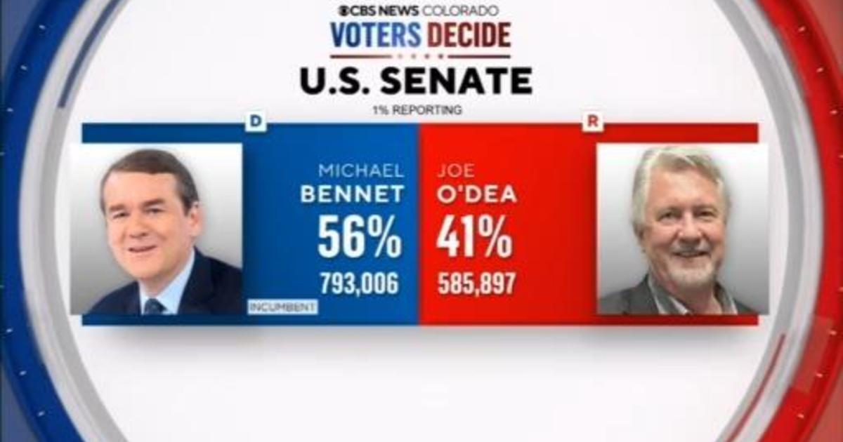 Sen. Michael Bennet secures another term over Republican challenger – CBS News