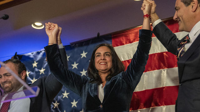 Rep. Nicole Malliotakis (R-NY) celebrates during an election night event on November 8, 2022 in the Staten Island, New York. 