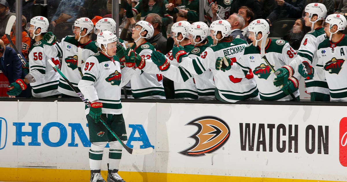 Kaprizov Scores Twice On Power Play, Wild Defeat Ducks 4-1 - CBS Los ...