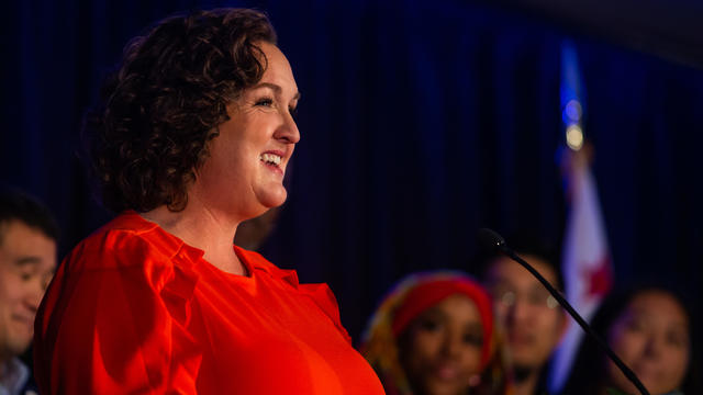 Rep. Katie Porter Holds Election Night Gathering In Costa Mesa 