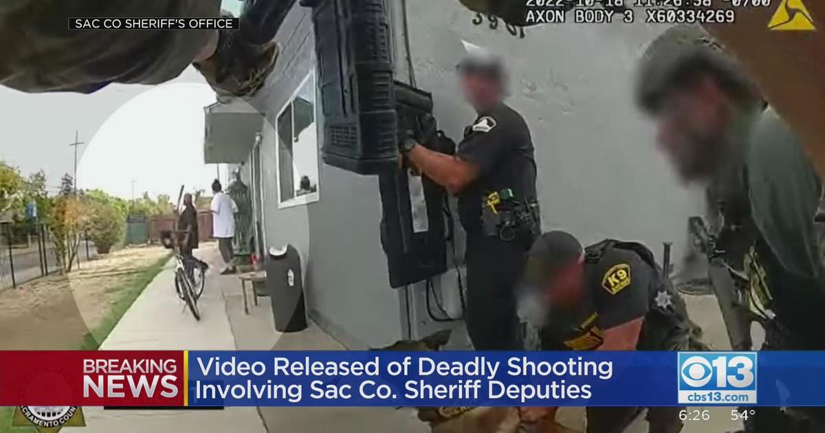 Video Released Of Deadly Shooting Involving Sacramento Deputies - CBS ...