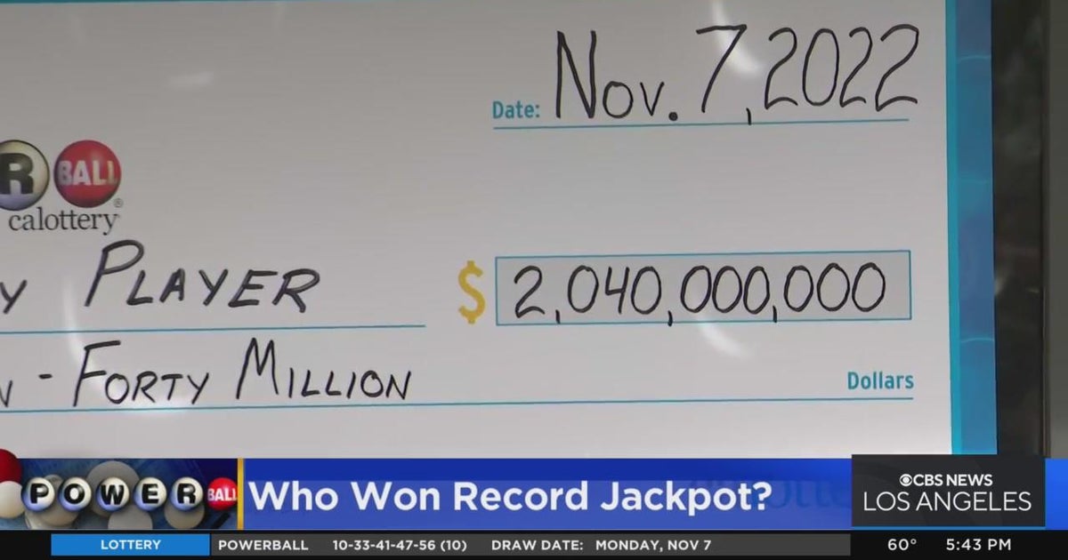 Who won the record-setting Powerball jackpot? - CBS Los Angeles