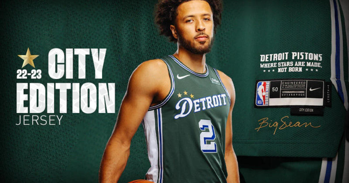 Pistons unveil Nike "City Edition" jersey for 202223 season CBS Detroit