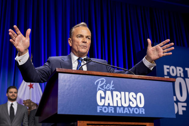Los Angeles Mayoral Candidate Rick Caruso Holds Election Night Party 
