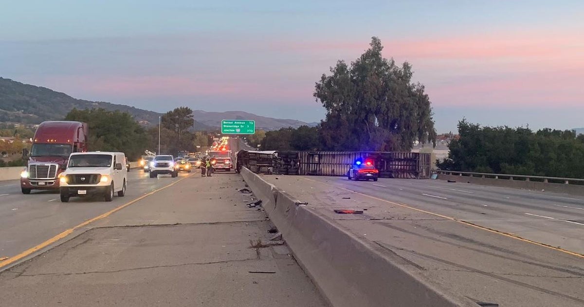 Update Lanes reopen after big rig crash cleared from northbound I680