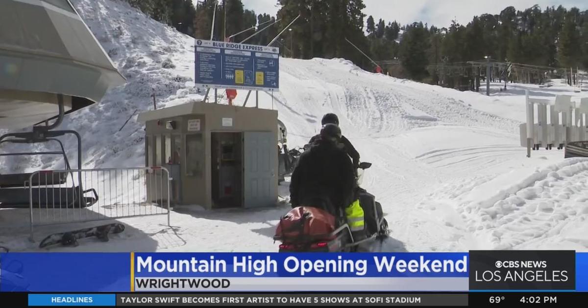 Mountain high opening this weekend for the start of ski season CBS