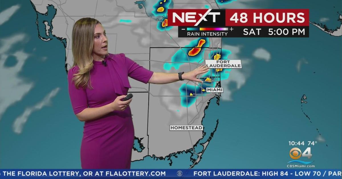 Saturday forecast: Rain showers possible - CBS Miami