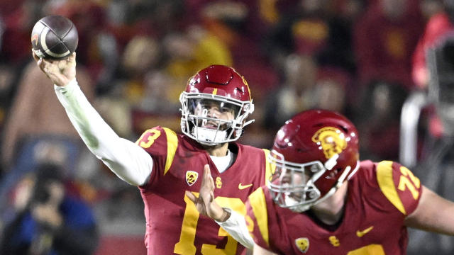 USC Trojans defeated the Colorado Buffaloes 55-17 during a NCAA football game. 