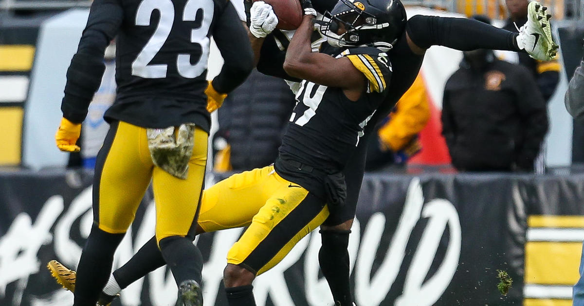 Photo: Steelers Levi Wallace Celebrates Interception