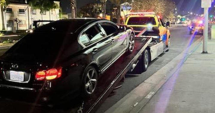 Car wanted in Livermore sideshow tracked down in Los Angeles CBS San