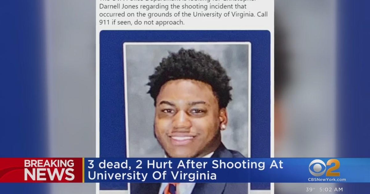 3 killed, 2 wounded in shooting at University of Virginia - CBS New York
