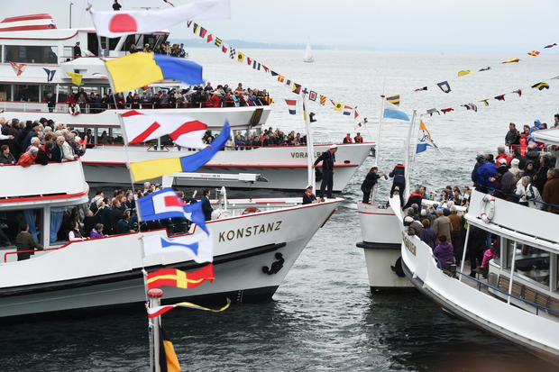 Fleet rally on Lake Constance 