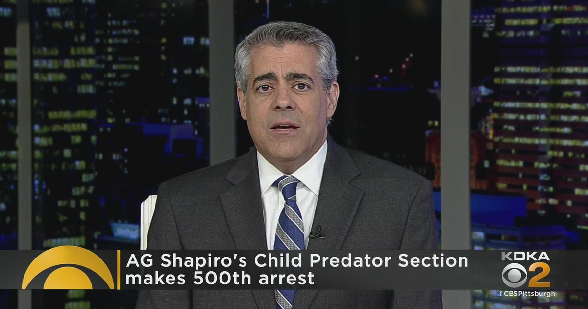 AG Shapiro's Child Predator Section makes 500th arrest CBS Pittsburgh