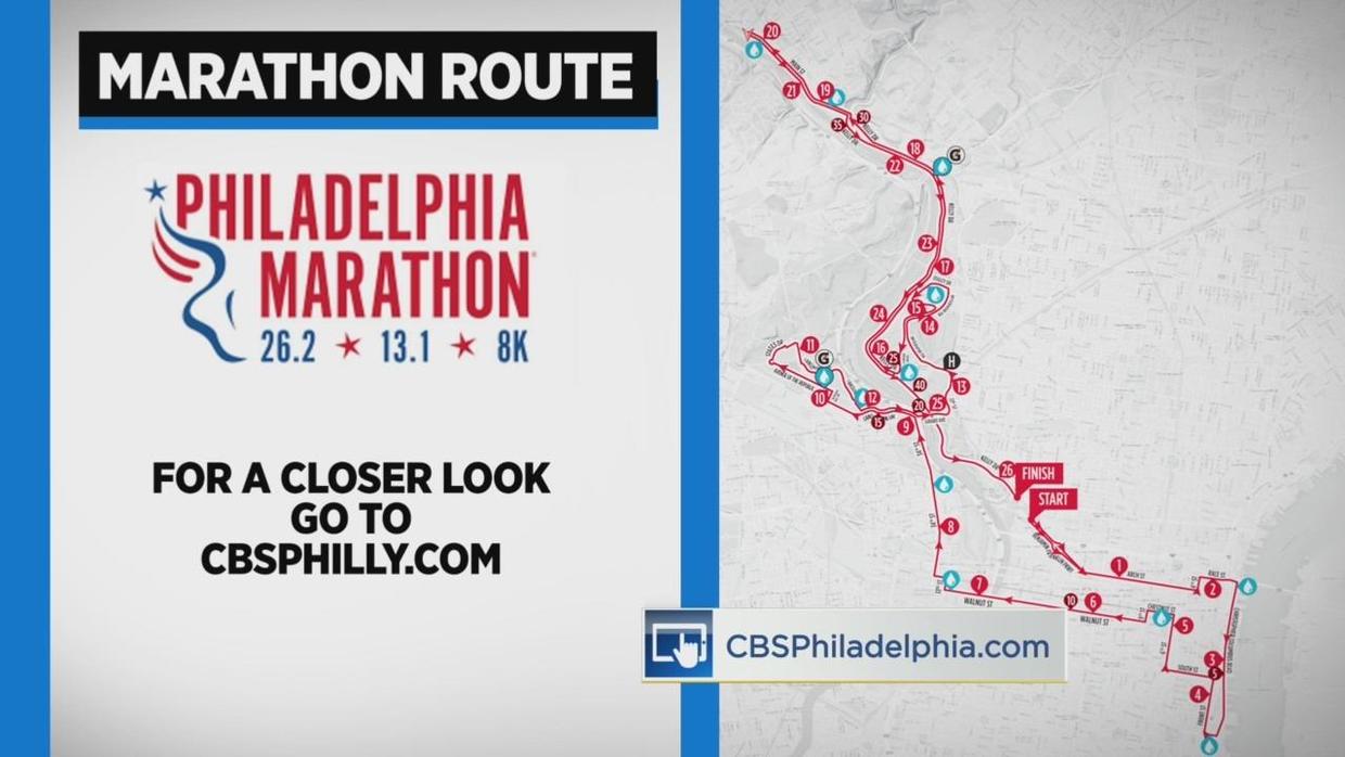 Philadelphia Marathon What roads will be closed and when CBS