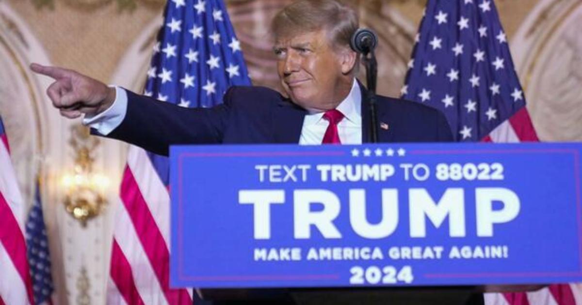 Former President Donald Trump announces 2024 presidential run CBS News