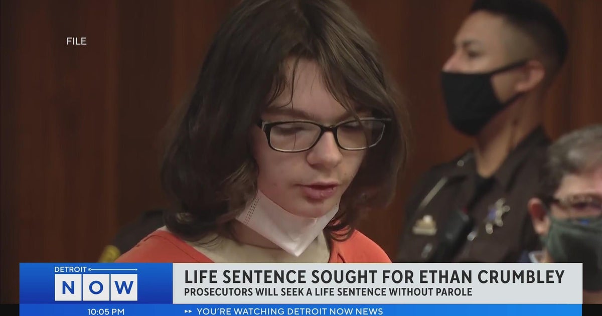 Life sentence sought for Ethan Crumbley in Oxford school shooting - CBS