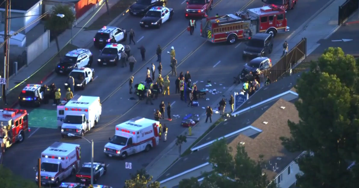 At least 25 injured after driver crashes into group of law enforcement recruits in Whittier