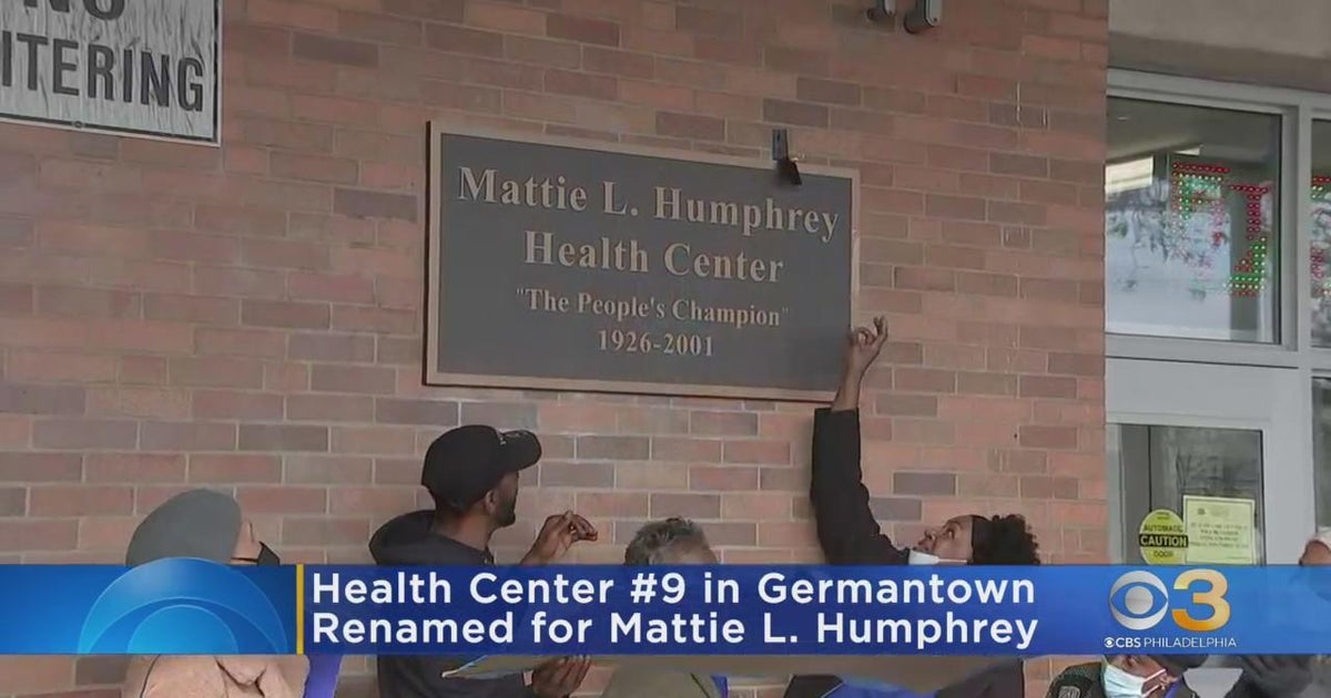Philadelphia renames Germantown center to honor health advocate CBS