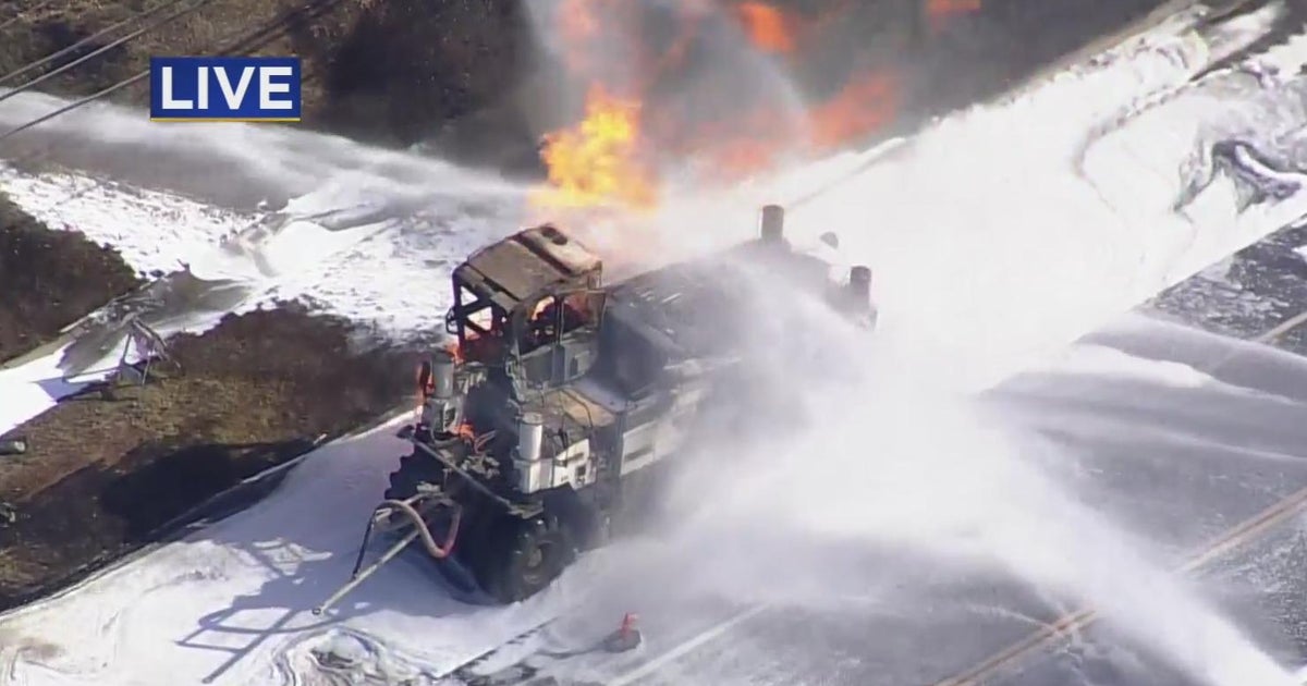 Construction crews cut gas line in Concord, sparking fire CBS San