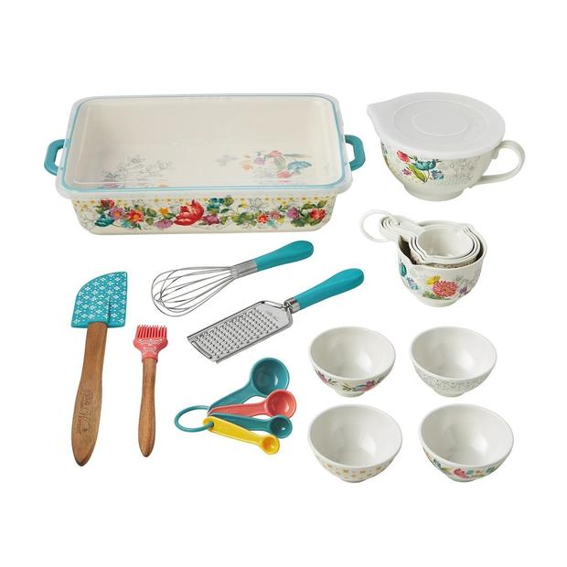 The Pioneer Woman Blooming Bouquet 20-Piece Bake & Prep Set 